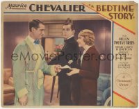 9j0653 BEDTIME STORY LC 1933 Edward Everett Horton between Helen Twelvetrees & Maurice Chevalier!