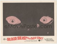 9j0662 BLOOD BEAST FROM OUTER SPACE LC 1966 best super close up of the monster's piercing eyes!