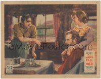 9j0681 CALL OF THE WILD LC 1935 Clark Gable & Loretta Young stare lovingly, from Jack London story!