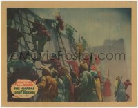 9j0687 CHARGE OF THE LIGHT BRIGADE LC 1936 cool image of men storming the fortress walls, rare!