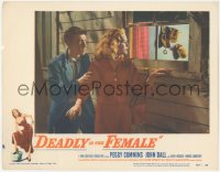 9j0700 DEADLY IS THE FEMALE LC #7 1950 Peggy Cummins & John Dall snooping around by window, rare!