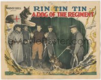 9j0710 DOG OF THE REGIMENT LC 1927 German Shepherd dog hero Rin Tin Tin restrained, ultra rare!