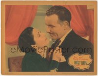 9j0721 FIRST LADY LC 1937 romantic c/u of beautiful Kay Francis & Secretary of State Preston Foster!