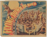 9j0725 FLYING DOWN TO RIO LC 1933 wonderful image of chorus girls in musical number, ultra rare!