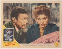 9j0739 GASLIGHT LC 1944 Joseph Cotten tells Ingrid Bergman Boyer's been gaslighting her!