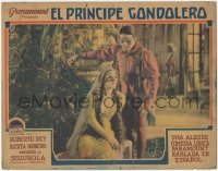 9j0752 GONDOLIER PRINCE Spanish/US LC 1931 c/u of masked Rosita Moreno & Roberto Rey, ultra rare!