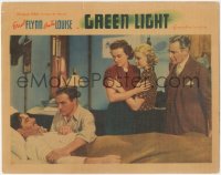 9j0758 GREEN LIGHT LC 1937 Anita Louise & Margaret Lindsay look at sick doctor Errol Flynn!