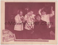 9j0779 IDLE ROOMERS LC 1944 Three Stooges, Moe, Larry & Curly w/instruments by monster, ultra rare!
