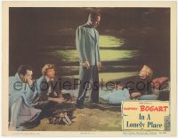 9j0781 IN A LONELY PLACE LC #4 1950 Humphrey Bogart stands over Gloria Grahame, Lovejoy & Donnell!