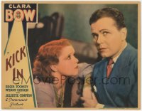 9j0790 KICK IN LC 1931 best close up of worried redhead Clara Bow & Regis Toomey, very rare!