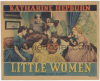 9j0810 LITTLE WOMEN LC 1933 Katharine Hepburn, Joan Bennett, Frances Dee & Jean Parker on couch!