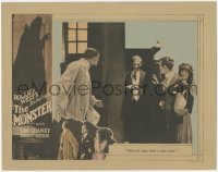 9j0838 MONSTER LC 1925 creepy Lon Chaney emerging from door with gun scaring guests, ultra rare!