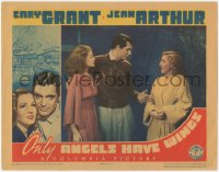 9j0860 ONLY ANGELS HAVE WINGS LC 1939 Cary Grant between sexy Rita Hayworth & Jean Arthur, Hawks