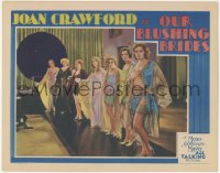 9j0862 OUR BLUSHING BRIDES LC 1930 Joan Crawford & 6 women modeling super sexy lingerie on catwalk!