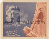 9j0890 REDSKIN LC 1929 great art of Native American Indian Richard Dix with his love in the clouds!
