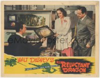 9j0891 RELUCTANT DRAGON LC 1941 Disney animator shows Gifford & Benchley an original Bambi cel!