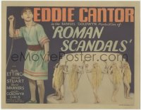 9j0615 ROMAN SCANDALS TC 1933 Eddie Cantor & sexy naked chained Goldwyn Girls, ultra rare!