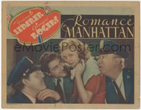 9j0901 ROMANCE IN MANHATTAN LC 1935 Ginger Rogers & Francis Lederer with cop J. Farrell MacDonald!