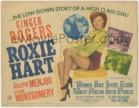 9j0616 ROXIE HART TC 1942 great full-length image of sexy criminal Ginger Rogers from Chicago!