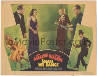 9j0919 SHALL WE DANCE LC 1937 Fred Astaire & Ginger Rogers stare at Ketti Gallian & Eric Blore!