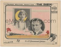 9j0922 SHEIK LC 1921 wonderful portraits of suave Rudolph Valentino & Agnes Ayres, ultra rare!