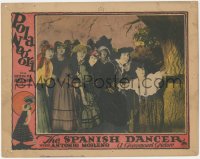 9j0939 SPANISH DANCER LC 1923 gypsy Pola Negri leading crowd of people through forest, very rare!