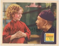 9j0947 STOWAWAY LC 1936 great close up of cute Shirley Temple smiling at Philip Ahn in China!