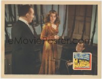 9j0954 TALES OF MANHATTAN LC 1942 beautiful Rita Hayworth by Mitchell pointing gun at Charles Boyer!