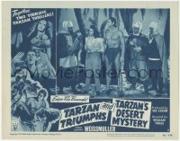 9j0957 TARZAN TRIUMPHS/TARZAN'S DESERT MYSTERY LC #3 1949 Weissmuller & Gifford with Arab guys!