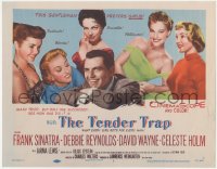 9j0625 TENDER TRAP TC 1955 gentleman Frank Sinatra prefers girls like Debbie Reynolds & Celeste Holm
