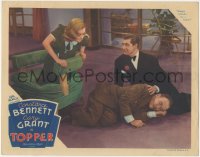 9j0976 TOPPER LC 1937 ghosts Constance Bennett & Cary Grant with unconscious Roland Young on floor!