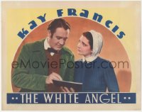 9j0989 WHITE ANGEL LC 1936 beautiful Kay Francis as Florence Nightingale with Ian Hunter, very rare!