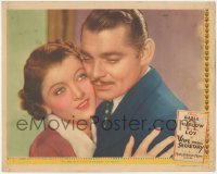9j0995 WIFE VERSUS SECRETARY LC 1936 romantic close up of Myrna Loy hugging Clark Gable, rare!