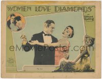 9j1001 WOMEN LOVE DIAMONDS LC 1927 Pauline Starke reaches for bracelet in Lionel Barrymore's hand!