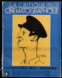 9j0052 LA CRITIQUE CINEMATOGRAPHIQUE French exhibitor magazine October 1, 1932 w/OSSO campaign book!