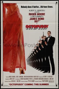 9j0396 OCTOPUSSY advance 1sh 1983 sexy Maud Adams & Roger Moore as James Bond by Goozee!
