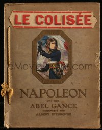 9j0050 NAPOLEON French souvenir program book 1927 Abel Gance classic, Gaumont-Metro-Goldwyn, rare!