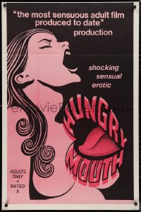 9j0503 TEENIE TULIP 1sh R1975 the most sensuous adult film produced, Hungry Mouth!