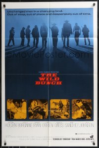 9j0548 WILD BUNCH 1sh 1969 Sam Peckinpah cowboy classic starring William Holden & Ernest Borgnine