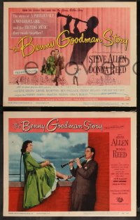 9j1020 BENNY GOODMAN STORY 8 LCs 1956 Steve Allen as in the title role, big bands!