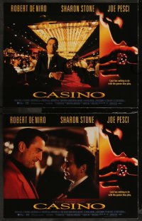 9j1025 CASINO 8 LCs 1995 Martin Scorsese directed, Robert De Niro & sexy Sharon Stone!