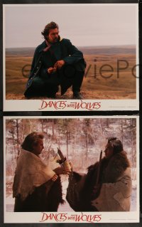 9j1103 DANCES WITH WOLVES 6 LCs 1990 Graham Greene, Kevin Costner & Native American Indians!