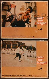 9j1098 ENTER THE DRAGON 7 int'l LCs 1973 Bruce Lee kung fu classic, the movie that made him a legend!
