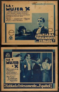 9j1109 LA MUJER X 6 Spanish/US LCs 1931 Maria Ladron de Guevara in the title role as Jaquelina!