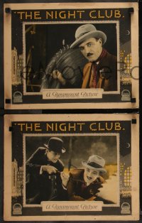 9j1142 NIGHT CLUB 3 LCs 1925 images of Raymond Griffith, Wallace Beery and sexy Louise Fazenda!