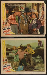9j1115 RIDE 'EM COWBOY 6 LCs 1942 cowboys Bud Abbott & Lou Costello, Ann Gwynne, native Americans!