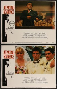 9j1072 SCARFACE 8 LCs 1983 Al Pacino as Tony Montana, Michelle Pfeiffer, Brian De Palma, Stone!