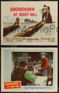 9j1074 SHOWDOWN AT BOOT HILL 8 LCs 1958 many images of Charles Bronson & Carole Mathews!