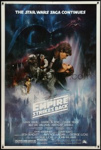 9k0079 EMPIRE STRIKES BACK 40x60 1980 most classic Gone With The Wind style art by Roger Kastel!