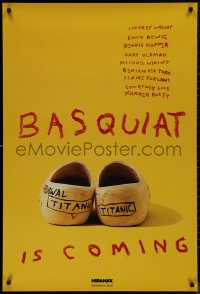 9k0638 BASQUIAT teaser 1sh 1996 Jeffrey Wright as Jean Michel Basquiat, directed by Julian Schnabel!